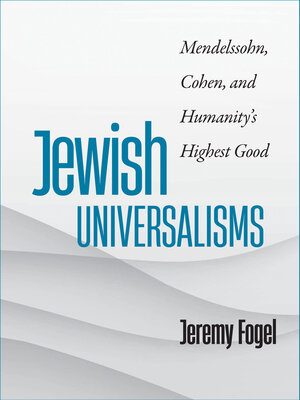 cover image of Jewish Universalisms